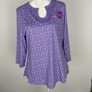 Women's Purple Blouse Medium